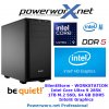 Powerworx SilentStorm - Workstation Intel Core Ultra 9 285K, 64GB RAM, integrierte Intel Graphics, 1TB SSD