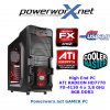 HIGH END GAMER PC AMD BULLDOZER FX-4130 QUADCORE 8GB R7 250X SPIELE COMPUTER