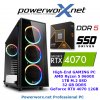 Powerworx Ryzen GamingX - Workstation AMD Ryzen 5 9600X, 32GB RAM, NVIDIA Geforce RTX 4070, 1TB SSD