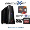 HIGH END GAMER PC AMD Ryzen7 1700X 8x3.40GHz 16GB DDR4 Radeon RX470 4GB DDR5 480GB SSD HDD